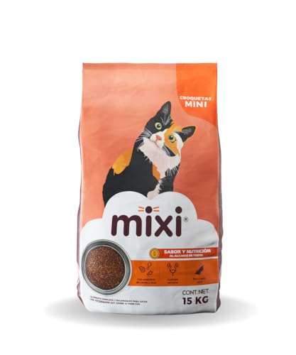 MIXI Alimento para Gato | Croquetas para Gato Adulto