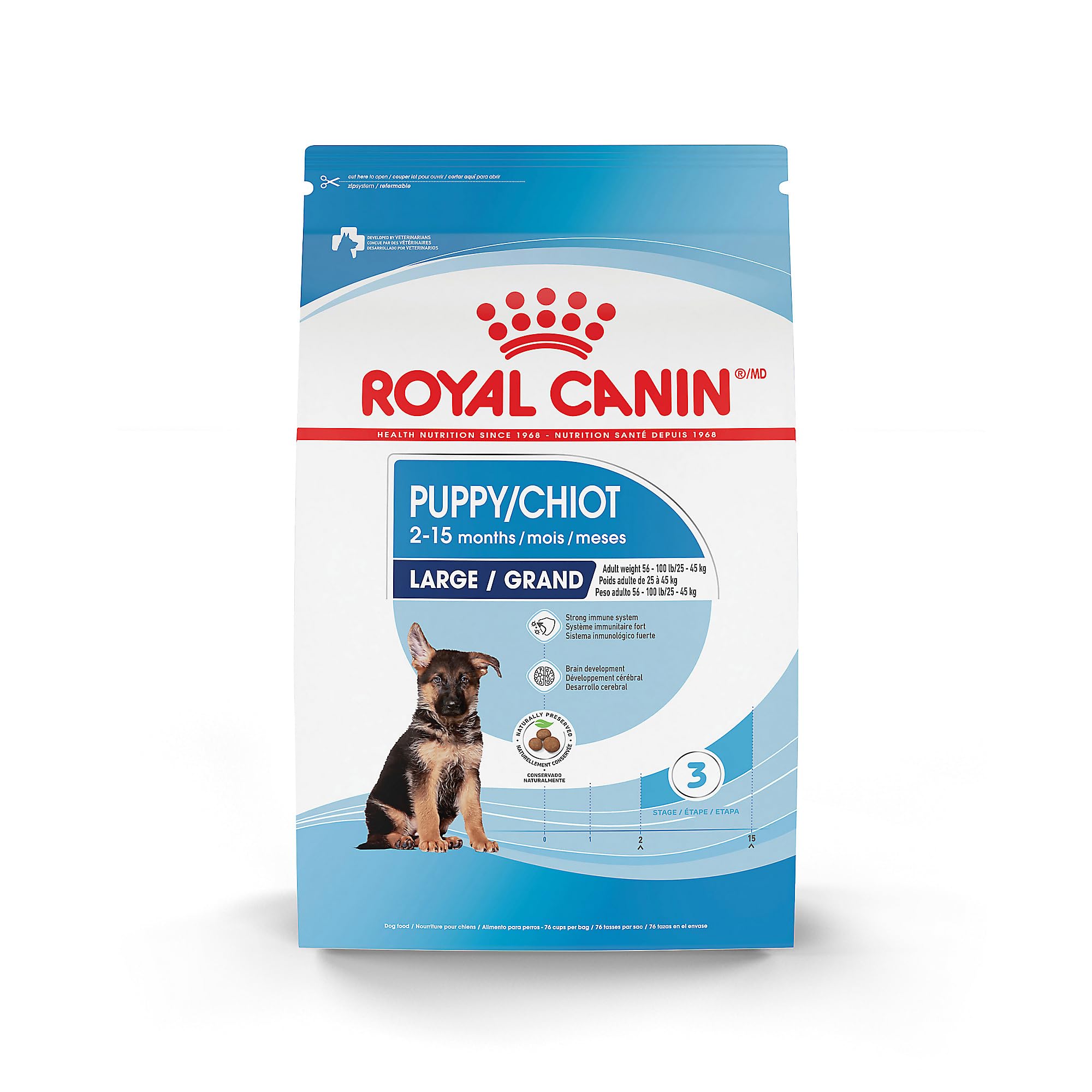 Royal Canin Size Health Nutrition Large Puppy Dry Dog Food, 30 lb Bag