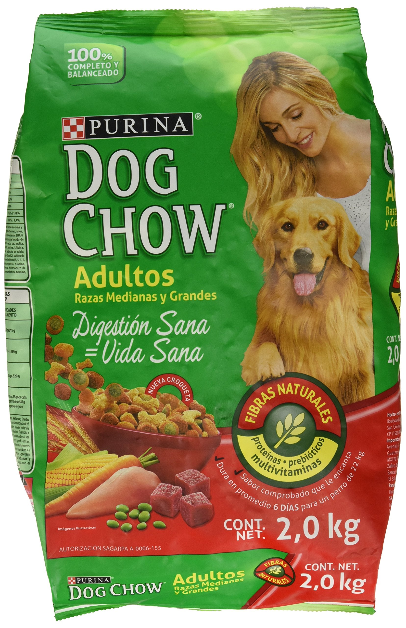 Purina Dog Chow Comida para Perros Adultos Razas Medianas y Grandes en Diferentes Presentaciones