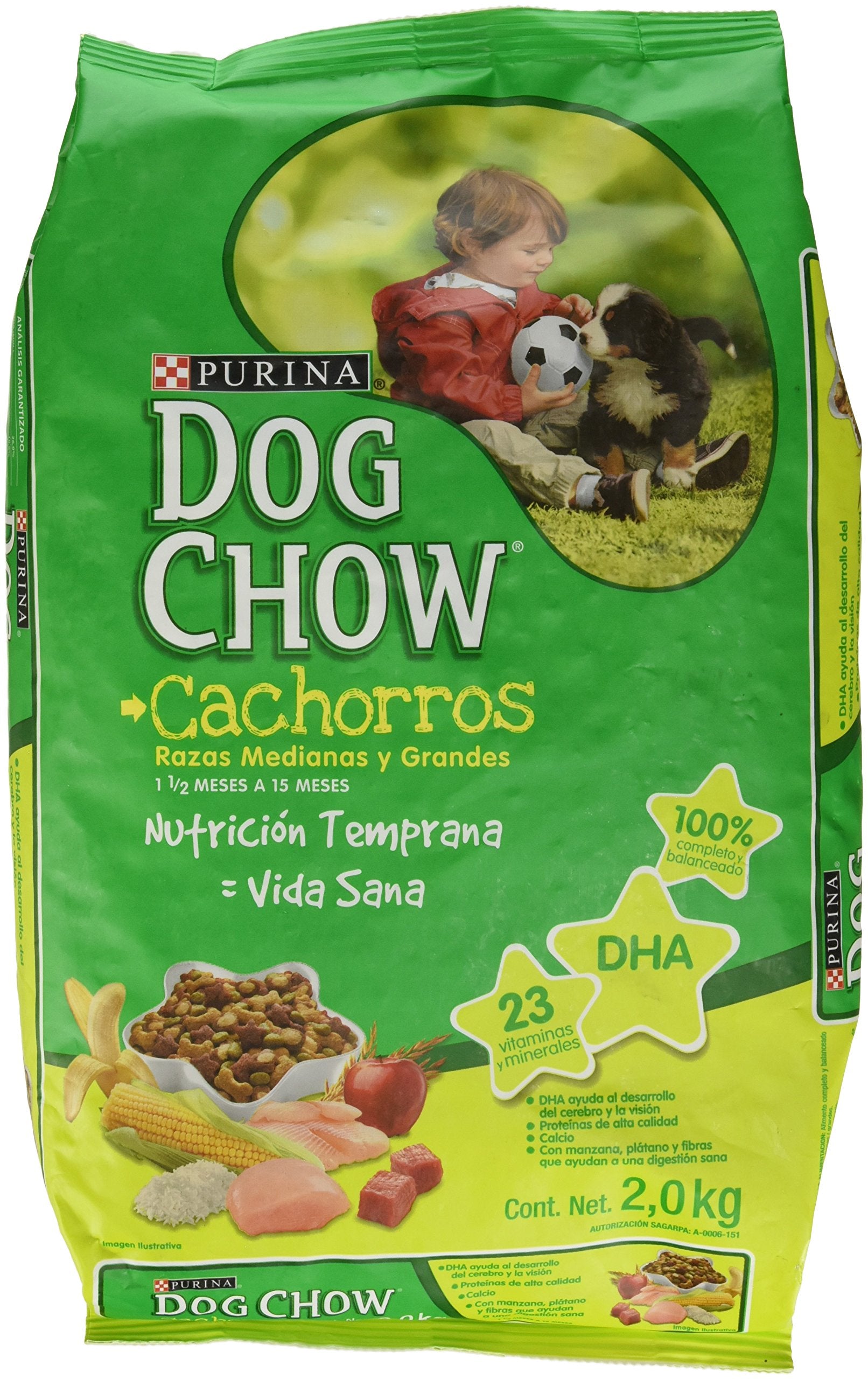 Dog Chow Comida para Perros Puppy Alimento Nutritivo para Cachorros de Todas las Razas