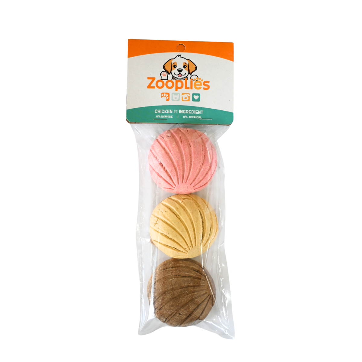 Zooplies Botana Premio para Perro de Vegetales con Pollo