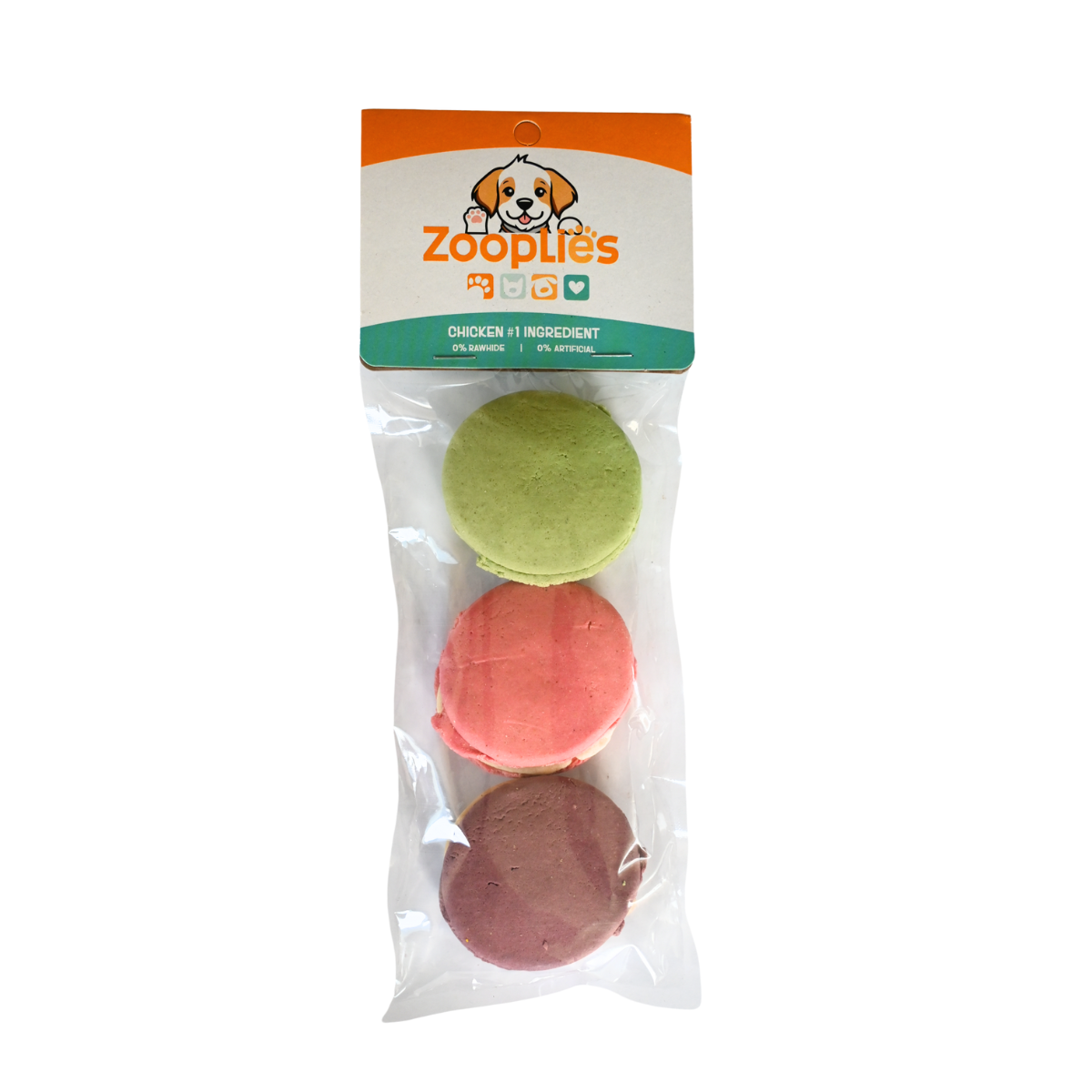 Zooplies Botana Premio para Perro de Vegetales con Pollo